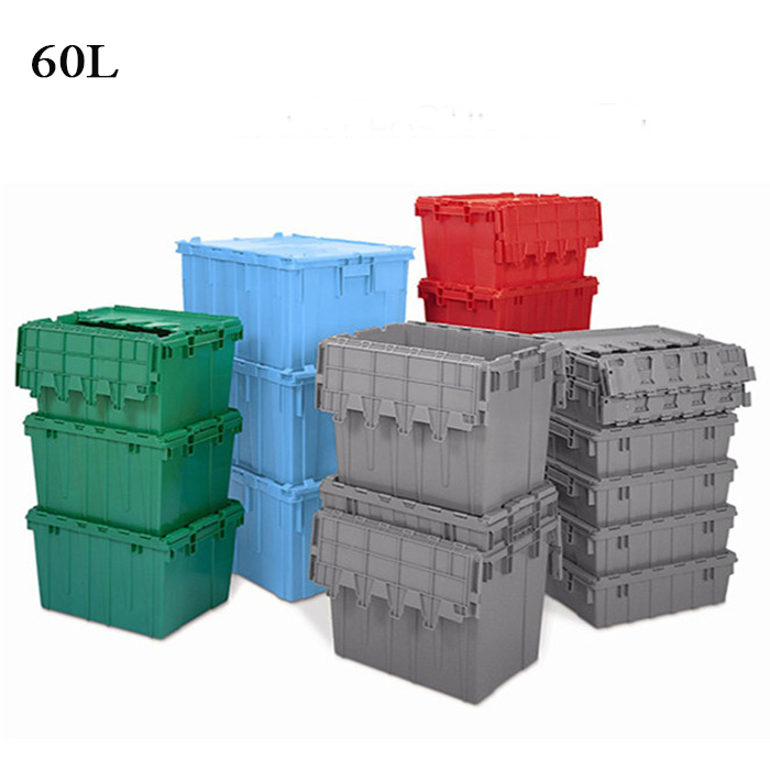 Hinged Lid Containers Plastic Vegetable Crates supplier