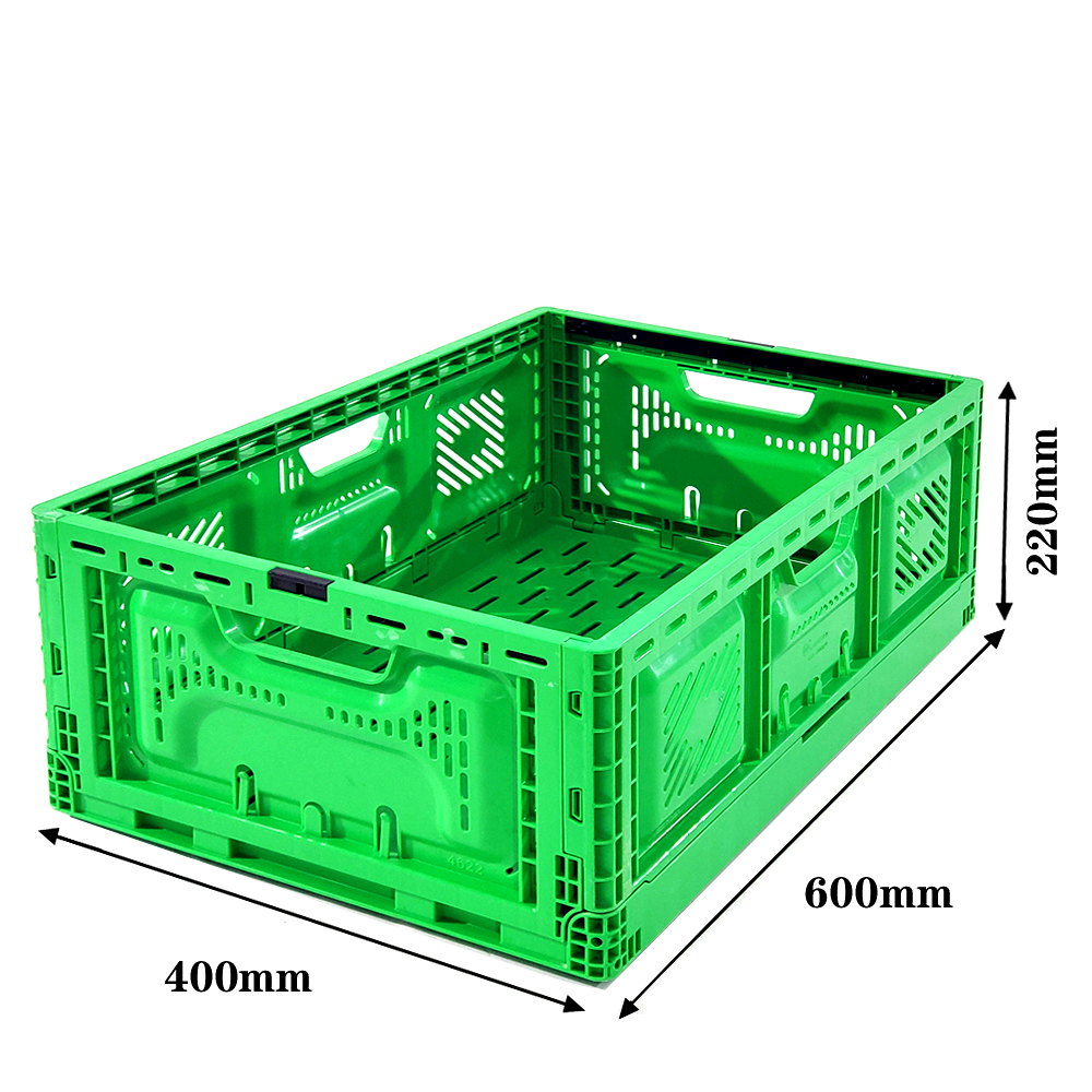 folding plastic crates