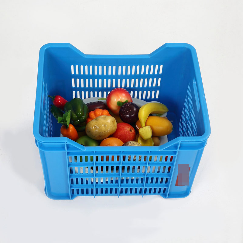 5 Pcs Fruit Vegetable Crate Stacking Storage Box Apple Crate 60x40x18,8 cm gastlando 