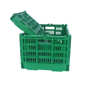 Plastic Shopping Stackable Crates 60 Gallon Storage Container