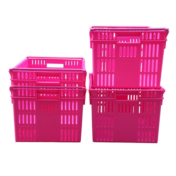 plastic supermarket crates for fruit and vegetable