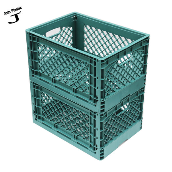plastic collapsible milk crate