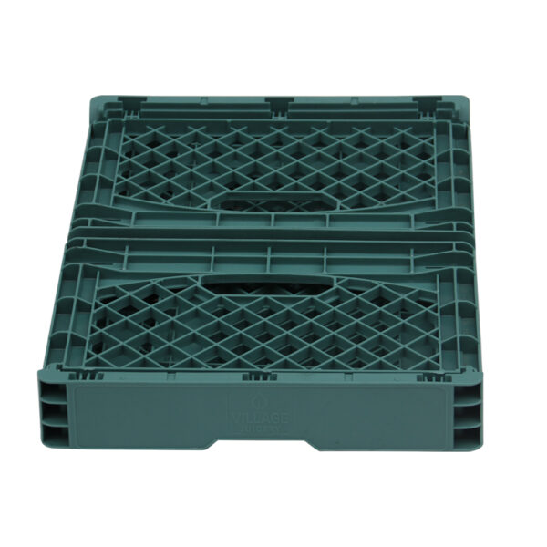 plastic collapsible milk crate