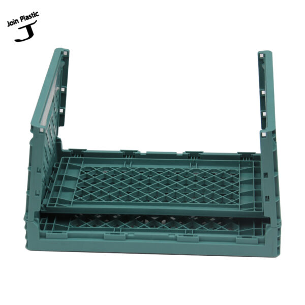 plastic collapsible milk crate