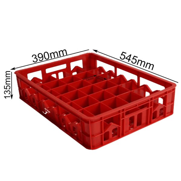 half height milk crate